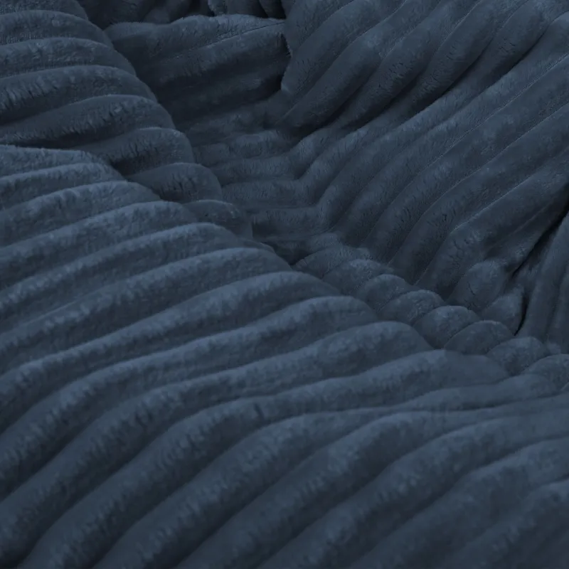 Poltrona Pouf Sacco XL Grande - Velluto a Coste Stripe – vista 25