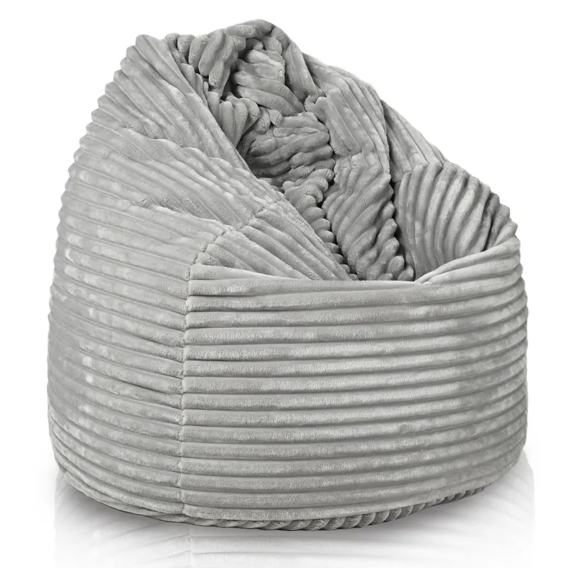 Poltrona Pouf Sacco XL Grande - Velluto a Coste Stripe – vista 26