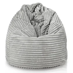 Poltrona Pouf Sacco XL Grande - Velluto a Coste Stripe – vista 27