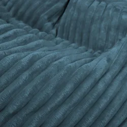 Poltrona Pouf Sacco XL Grande - Velluto a Coste Stripe – vista 34