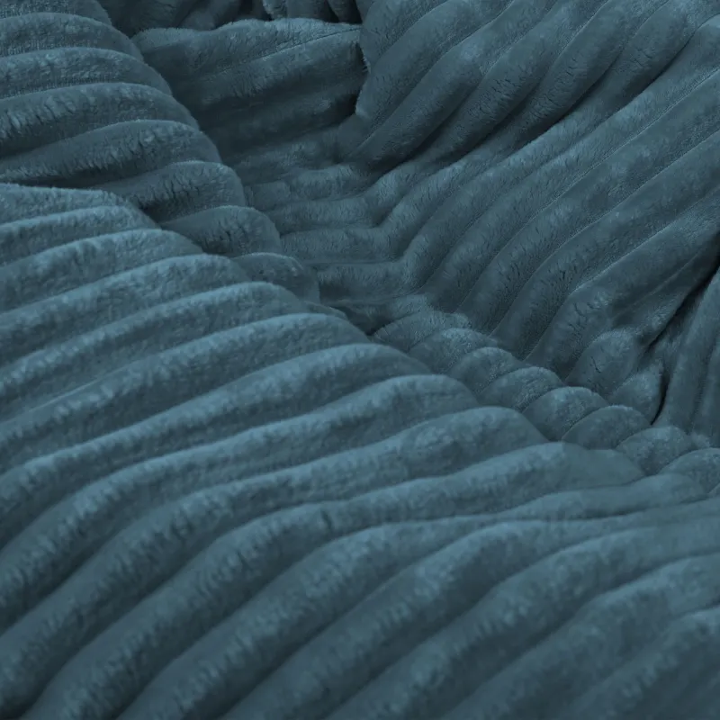 Poltrona Pouf Sacco XL Grande - Velluto a Coste Stripe – vista 35