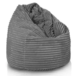 Poltrona Pouf Sacco - Velluto A Coste Larghe Royal