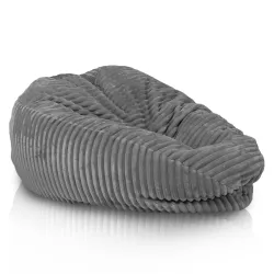 Poltrona Pouf Sacco XL Grande - Velluto a Coste Stripe – vista 38