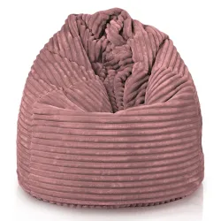 Poltrona Pouf Sacco XL Grande - Velluto a Coste Stripe – vista 42