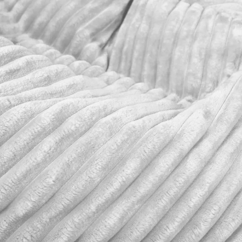 Poltrona Pouf Sacco XL Grande - Velluto a Coste Stripe – vista 9
