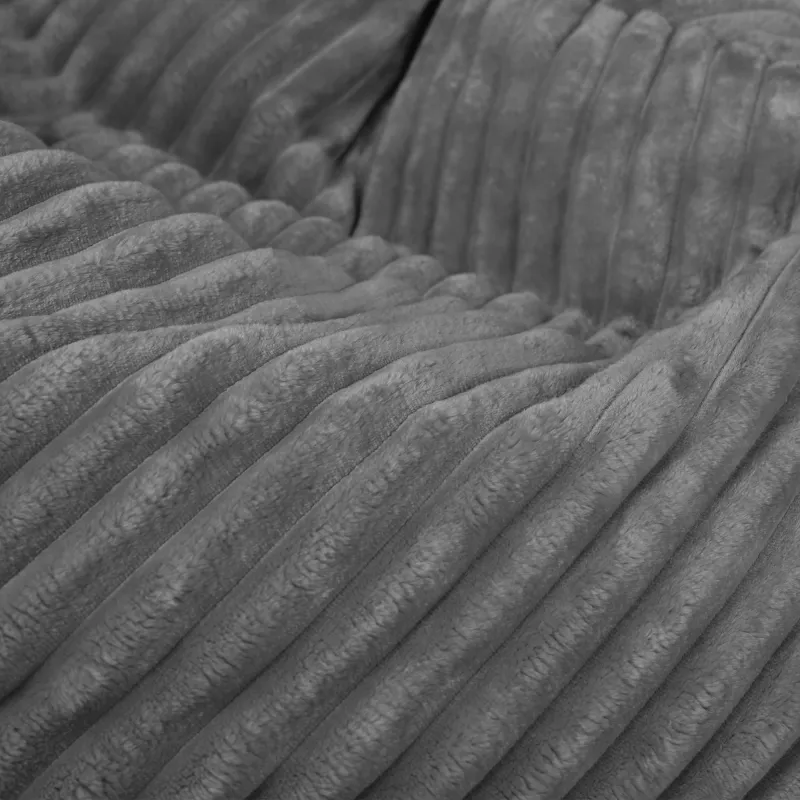 Poltrona Pouf Sacco XL Grande - Velluto a Coste Stripe – vista 40