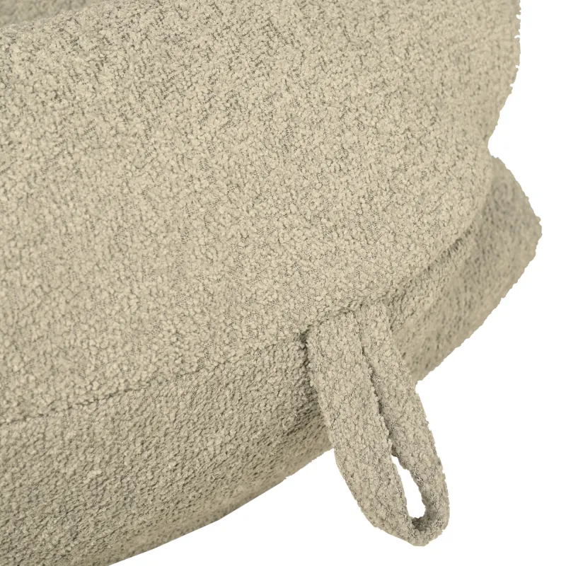 Poltrona Pouf Sacco XL Grande - Tessuto Bouclè – vista 4