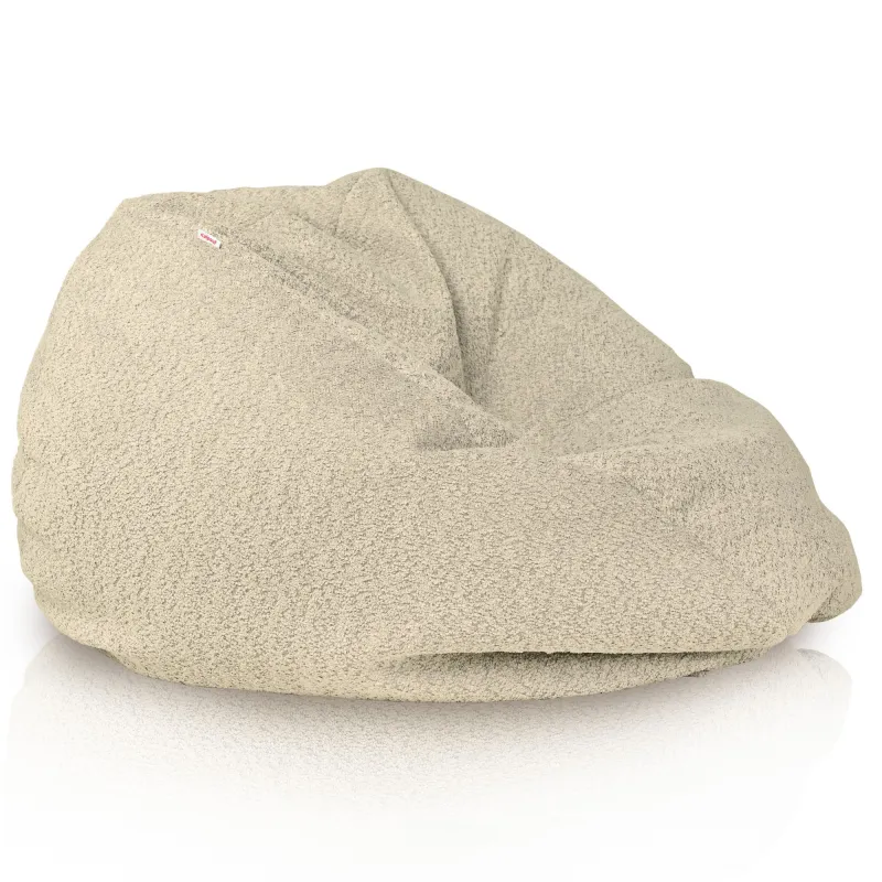 Poltrona Pouf Sacco L per bambini - Tessuto Bouclè – vista 8