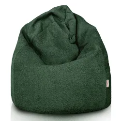 Poltrona Pouf Sacco XL Grande - Tessuto Bouclè – vista 9