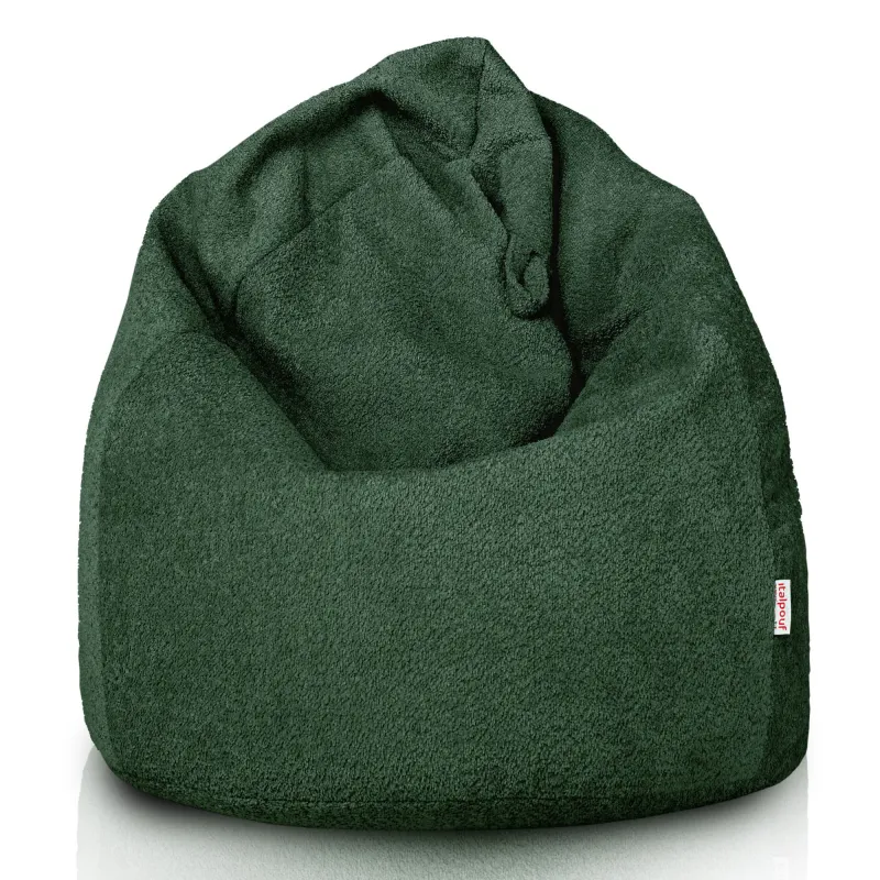 Poltrona Pouf Sacco XL Grande - Tessuto Bouclè – vista 9