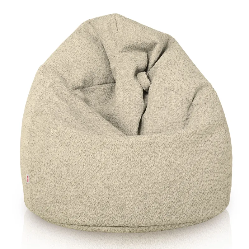 Poltrona Pouf Sacco L per bambini - Tessuto Bouclè – vista 9