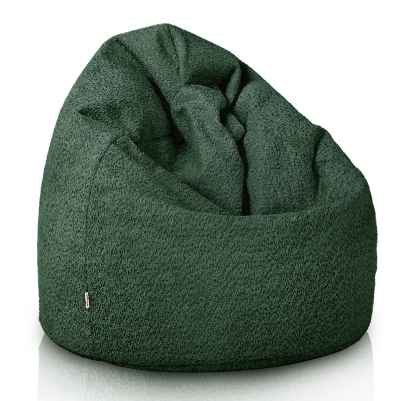 Poltrona Pouf Sacco L per bambini - Tessuto Bouclè – vista 13
