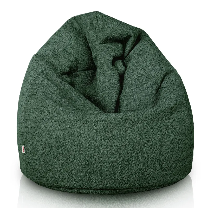 Poltrona Pouf Sacco L per bambini - Tessuto Bouclè – vista 15
