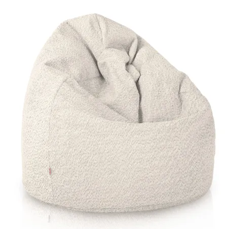 Poltrona Pouf Sacco L per bambini - Tessuto Bouclè