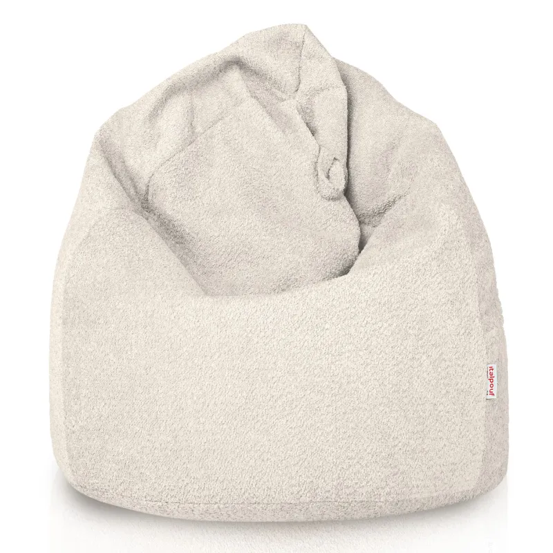 Poltrona Pouf Sacco XL Grande - Tessuto Bouclè – vista 21