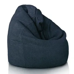 Poltrona Pouf Sacco - Tessuto Bouclè