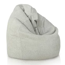 Poltrona Pouf Sacco - Tessuto Bouclè