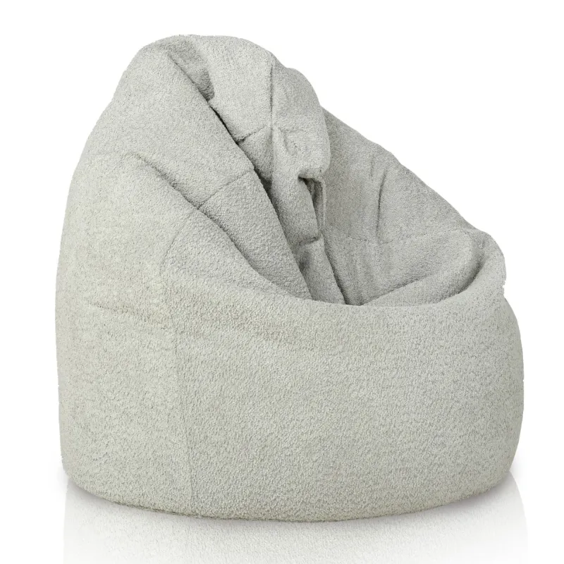 Poltrona Pouf Sacco XL Grande - Tessuto Bouclè – vista 31