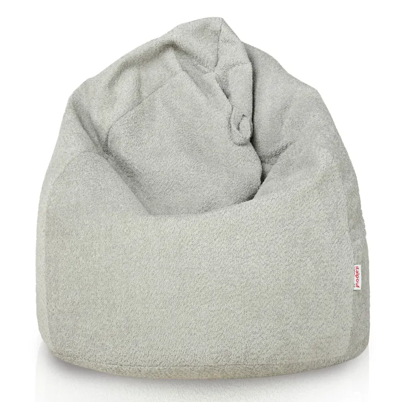 Poltrona Pouf Sacco XL Grande - Tessuto Bouclè – vista 33