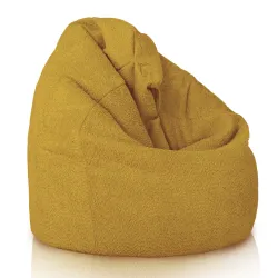 Poltrona Pouf Sacco - Tessuto Bouclè