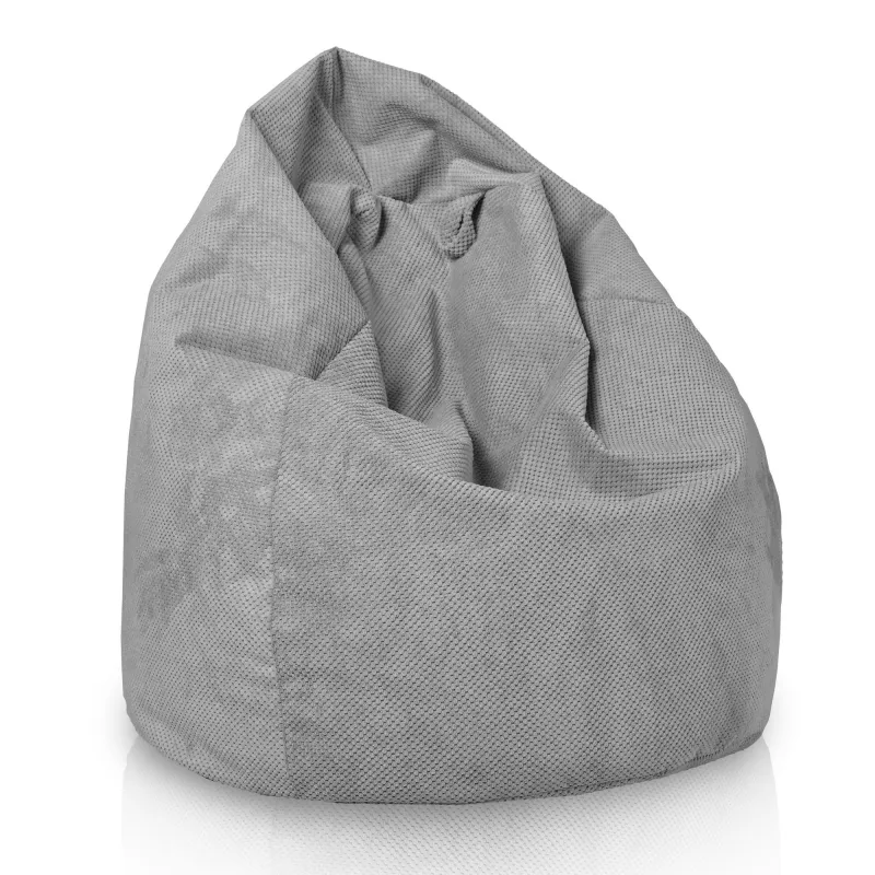 Poltrona Pouf Sacco XL Grande - Velluto Testurizzato Dot – vista 8