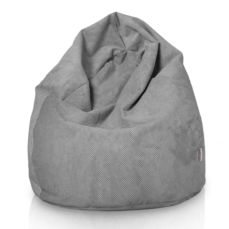 Poltrona Pouf Sacco XL Grande - Velluto Testurizzato Dot – vista 10
