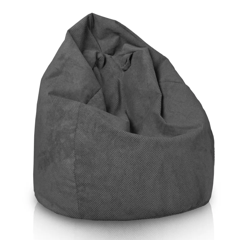 Poltrona Pouf Sacco XL Grande - Velluto Testurizzato Dot – vista 15