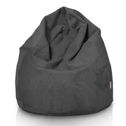 Poltrona Pouf Sacco XL Grande - Velluto Testurizzato Dot – vista 17