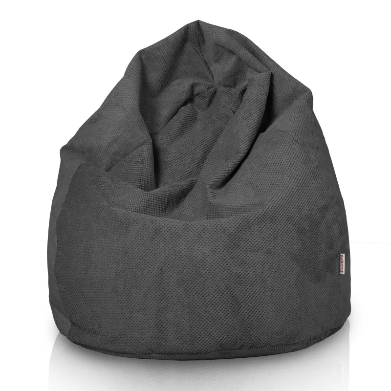 Poltrona Pouf Sacco XL Grande - Velluto Testurizzato Dot – vista 17