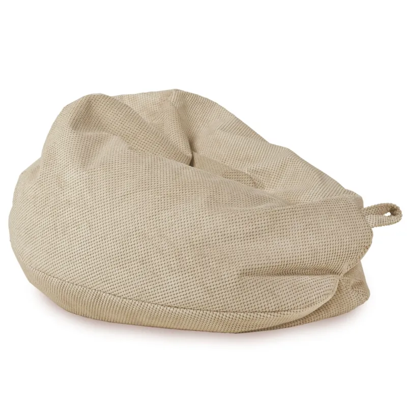 Poltrona Pouf Sacco L per bambini - Velluto Testurizzato Dot – vista 2