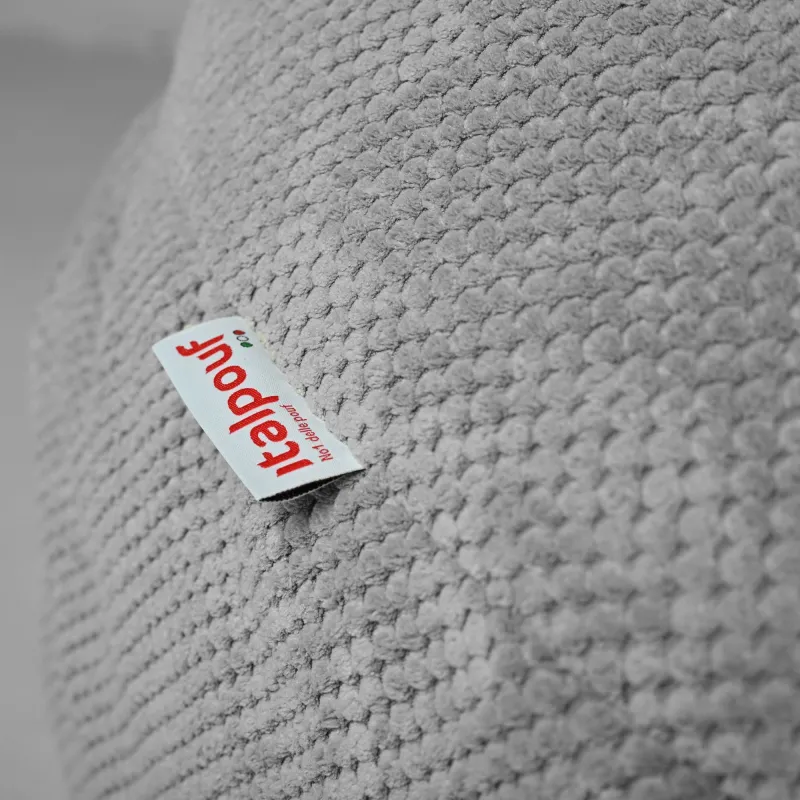 Poltrona Pouf Sacco XL Grande - Velluto Testurizzato Dot – vista 12