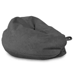 Poltrona Pouf Sacco L per bambini - Velluto Testurizzato Dot – vista 16