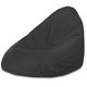 Grigio Pouf Poltrona Sacco XXL Velluto