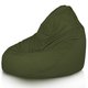 Verde Scuro Pouf Poltrona Sacco XXL Da Esterno