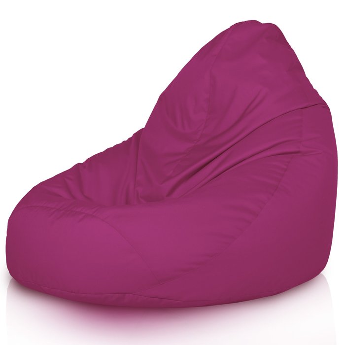 Fucsia Pouf Poltrona Sacco XXL Esterno Con Schienale