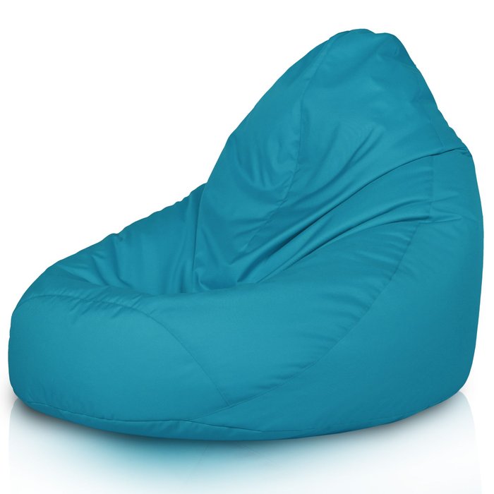 Azzurro Pouf Poltrona Sacco XXL Esterno da Terrazza