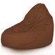 Marrone Scuro Pouf Poltrona Sacco XXL Esterno