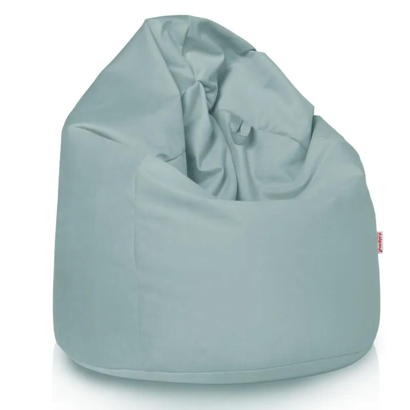 Poltrona Pouf Sacco XL Grande - Velluto Soft – vista 11