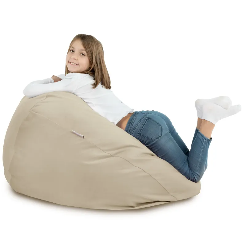 Poltrona Pouf Sacco XL Grande - Velluto Soft – vista 54
