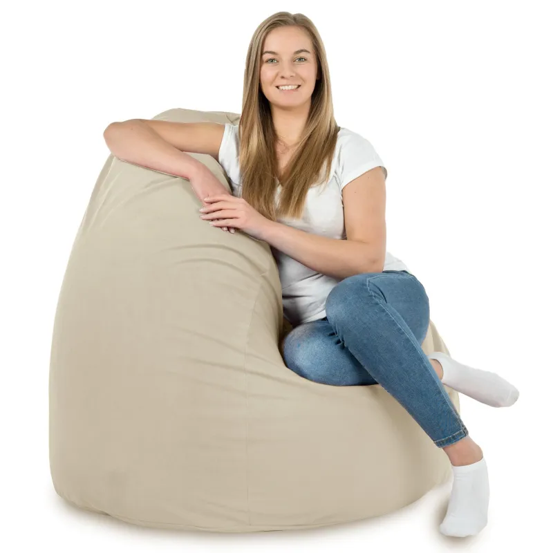 Poltrona Pouf Sacco XXL per adulti Gigante - Velluto Soft – vista 40