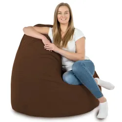 Poltrona Pouf Sacco XXL per adulti Gigante - Velluto Soft – vista 45