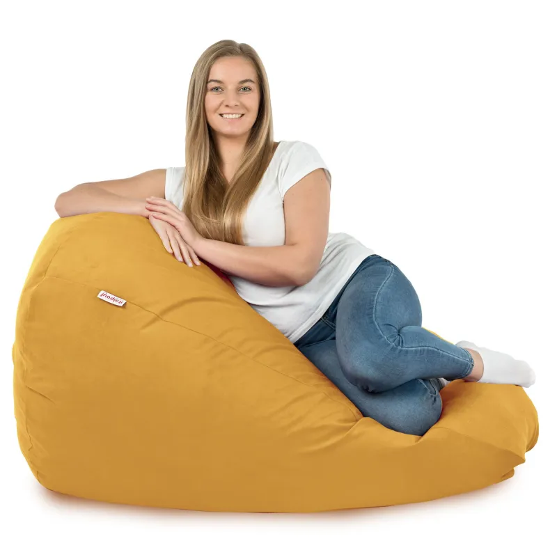 Poltrona Pouf Sacco XXL per adulti Gigante - Velluto Soft – vista 49