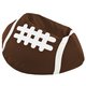 Marrone scuro Pouf Pallone Morbido Rugby Classico
