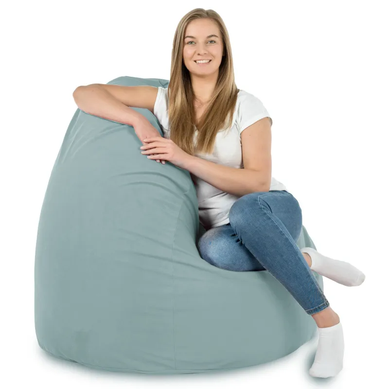 Poltrona Pouf Sacco XXL per adulti Gigante - Velluto Soft – vista 63