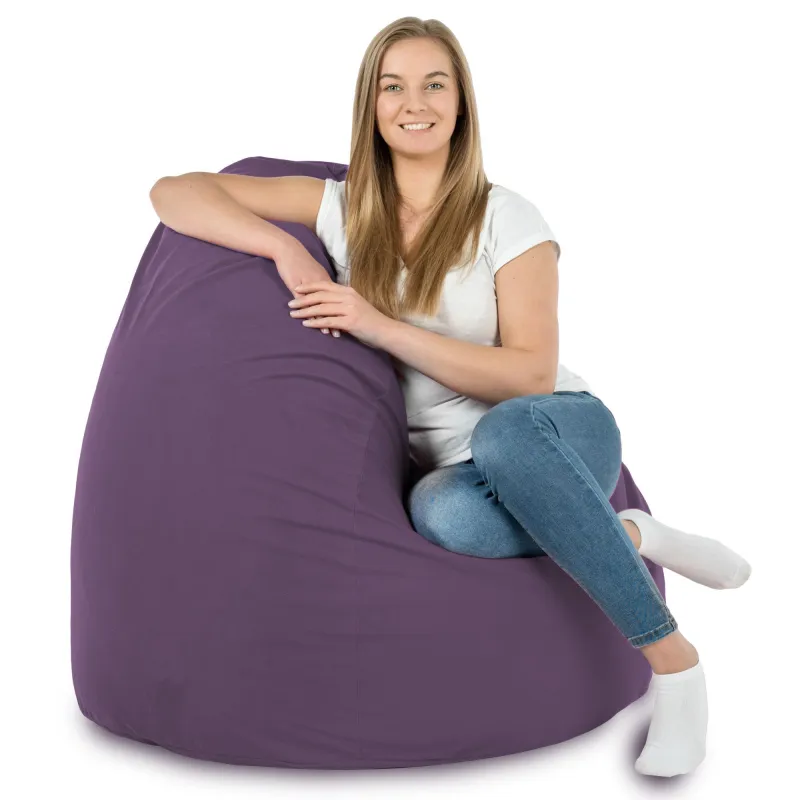 Poltrona Pouf Sacco XXL per adulti Gigante - Velluto Soft – vista 73