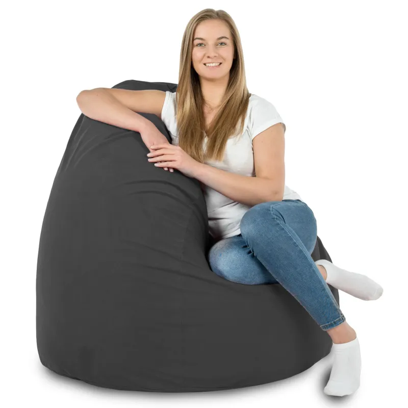 Poltrona Pouf Sacco XXL per adulti Gigante - Velluto Soft – vista 81