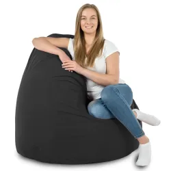 Poltrona Pouf Sacco XXL per adulti Gigante - Velluto Soft – vista 85