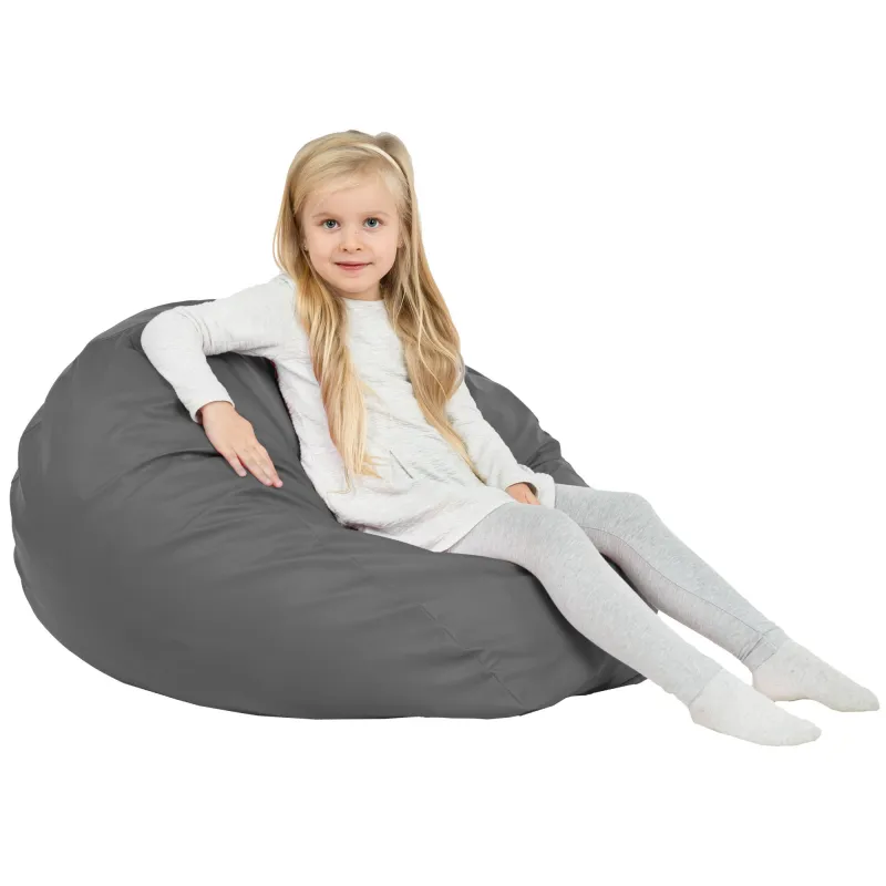Poltrona Pouf Sacco L per bambini - Ecopelle – vista 80