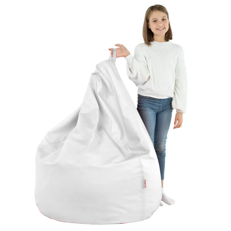 Poltrona Pouf Sacco XL Grande - Ecopelle – vista 6