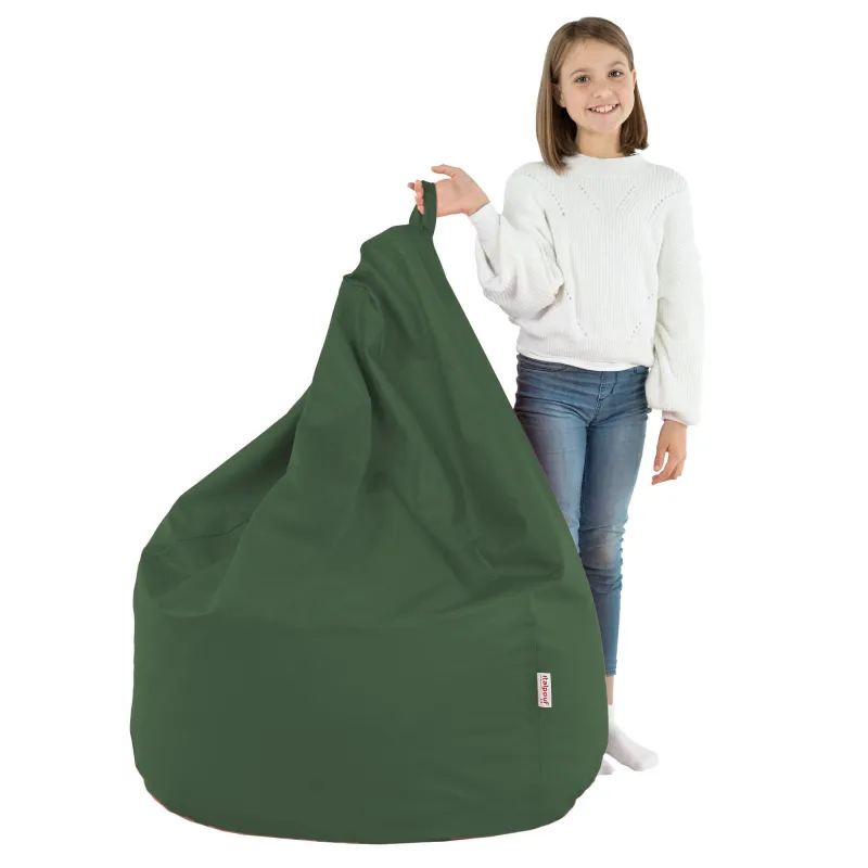 Poltrona Pouf Sacco XL Grande - Ecopelle – vista 24